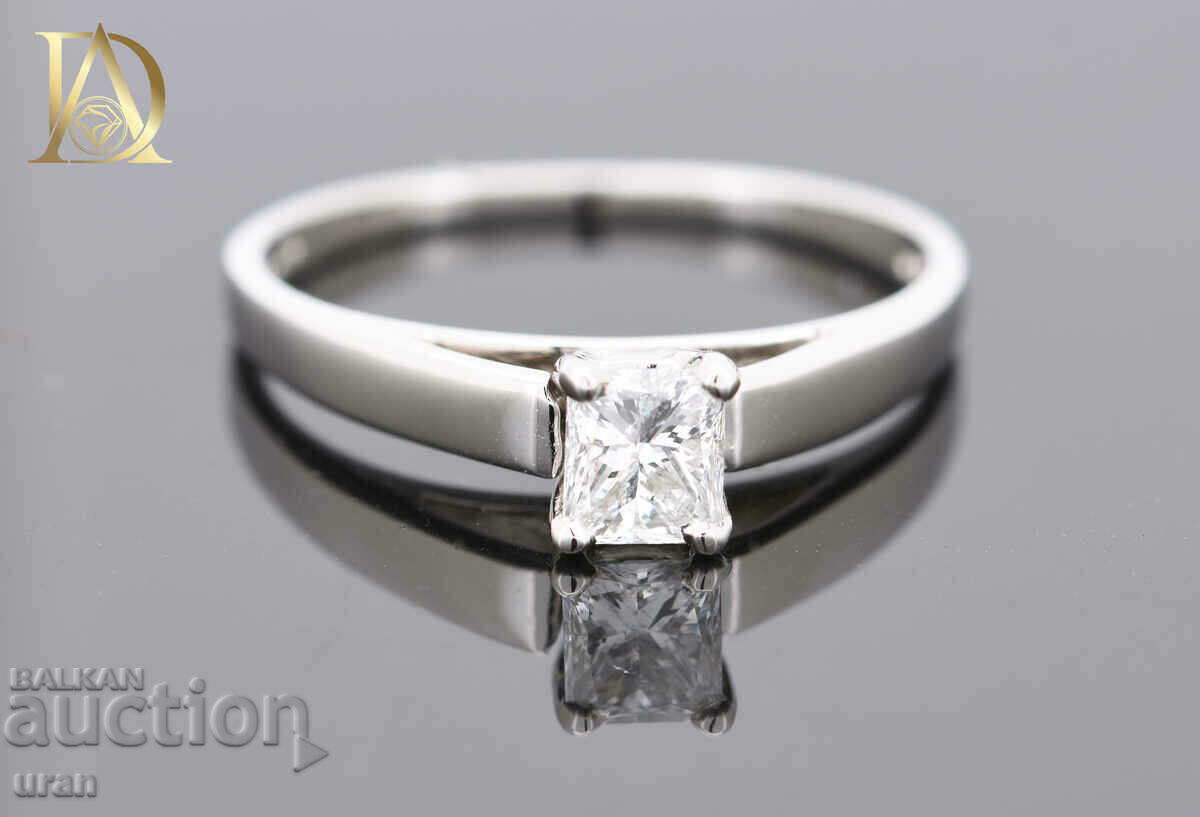 New Gold Ring with 0.54ct Natural Diamond - 5