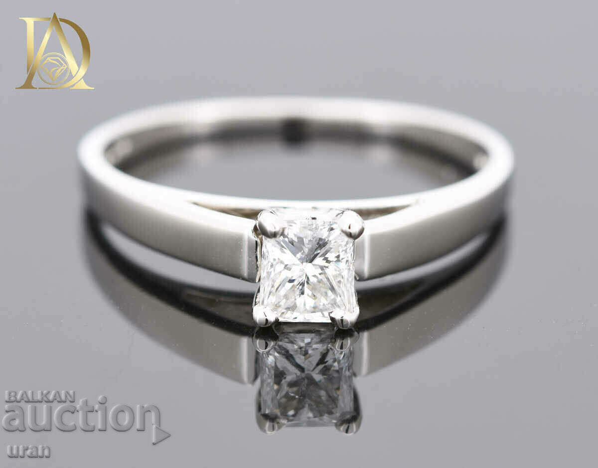 New Gold Ring with 0.54ct Natural Diamond