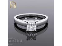 New Gold Ring with 0.54ct Natural Diamond