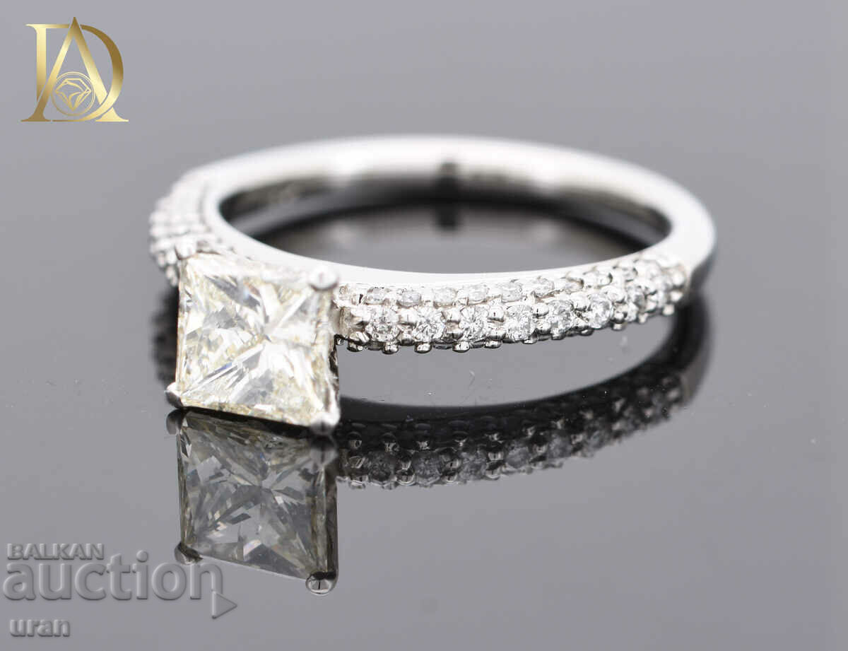 Delivery of New Gold Ring with 1.33ct Natural Diamonds