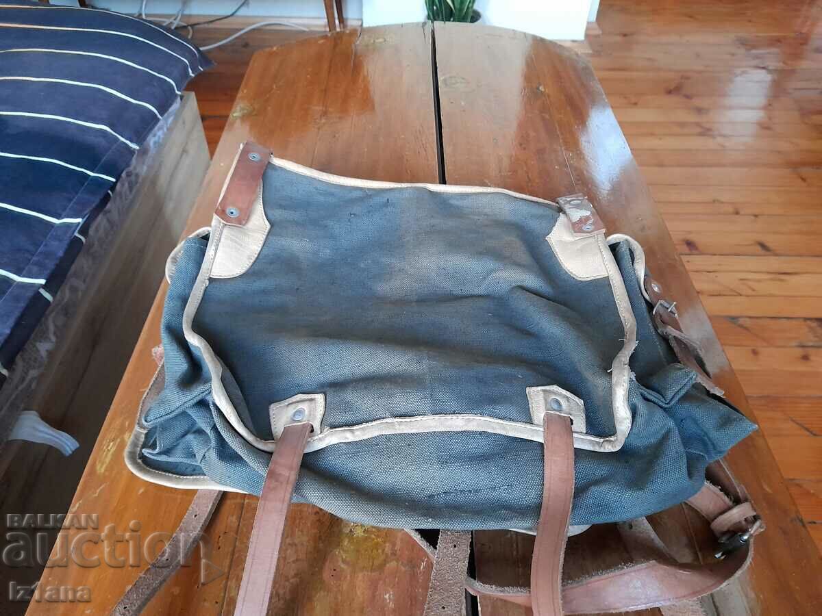 Old canvas bag