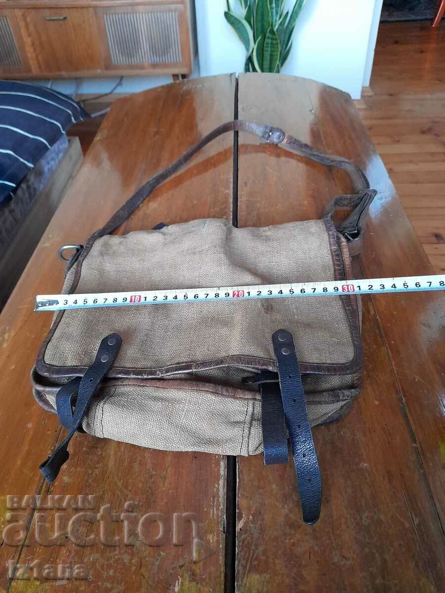 Old canvas bag with price 32.00 BGN | € 16.36