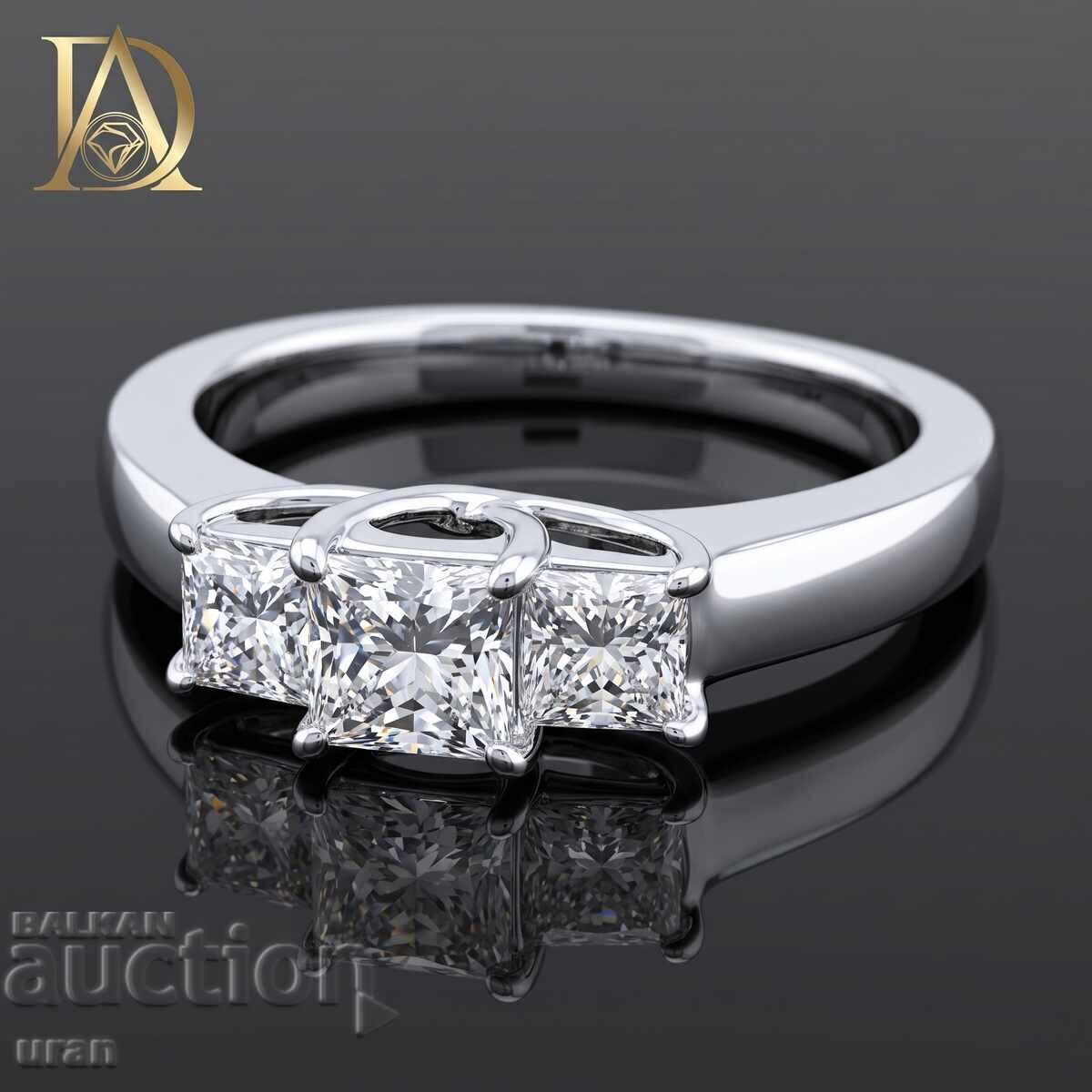 Inel de aur nou cu diamante naturale de 1,00 ct cu preț € 3000.00 | 5867.51 BGN