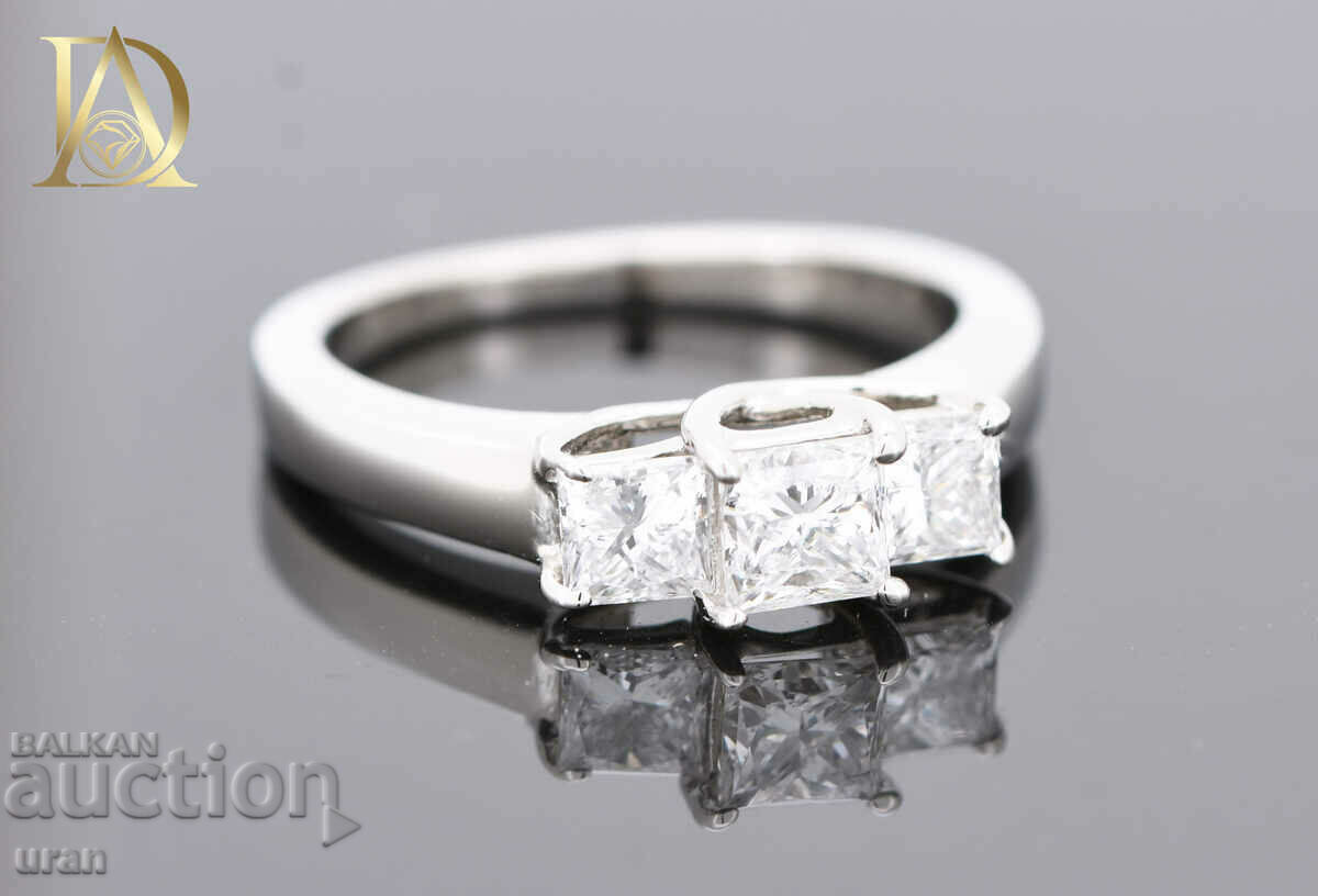 Auction New Gold Ring with 1.00ct Natural Diamonds Auction New Gold Ring with 1.00ct Natural Diamonds