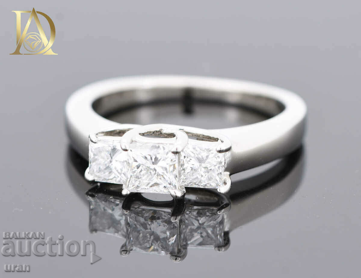 New Gold Ring with 1.00ct Natural Diamonds - 5 New Gold Ring with 1.00ct Natural Diamonds - 5