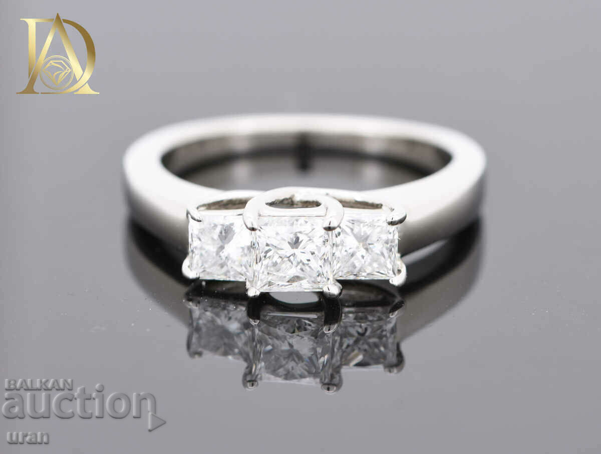 New Gold Ring with 1.00ct Natural Diamonds