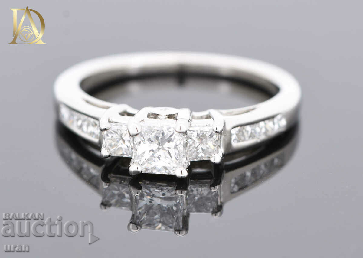 New Gold Ring with 0.91ct Natural Diamonds with price 3000.00 BGN | € 1533.88 New Gold Ring with 0.91ct Natural Diamonds with price 3000.00 BGN | € 1533.88