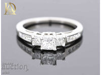 New Gold Ring with 0.91ct Natural Diamonds