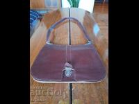 Old ladies leather bag