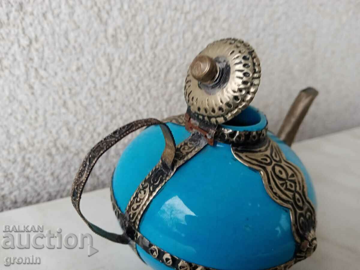 Clay, metal, teapot, Morocco, ceramic, Marrakesh, - 7 Clay, metal, teapot, Morocco, ceramic, Marrakesh, - 7