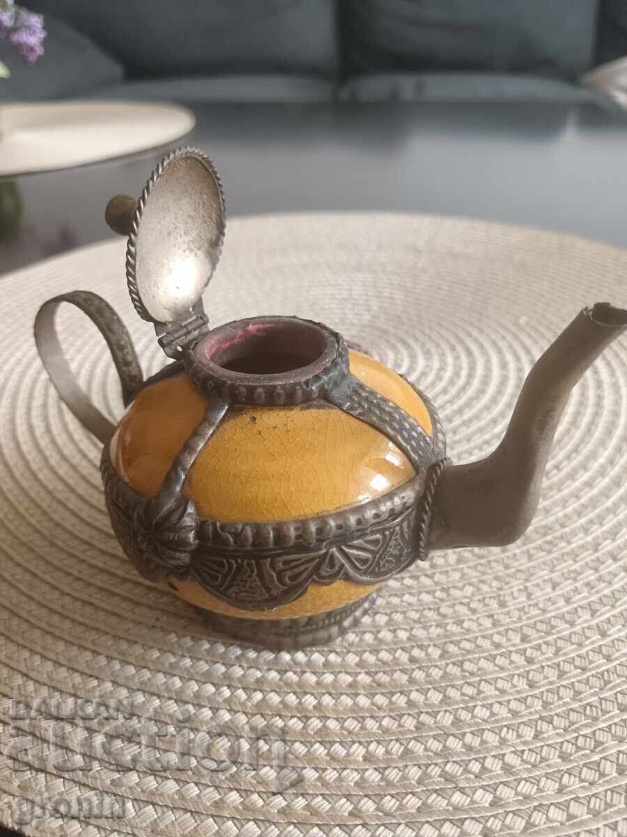 Argilă, metal, ceainic, Maroc, ceramică, Marrakech,