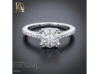 New Gold Ring with 0.55ct Natural Diamonds