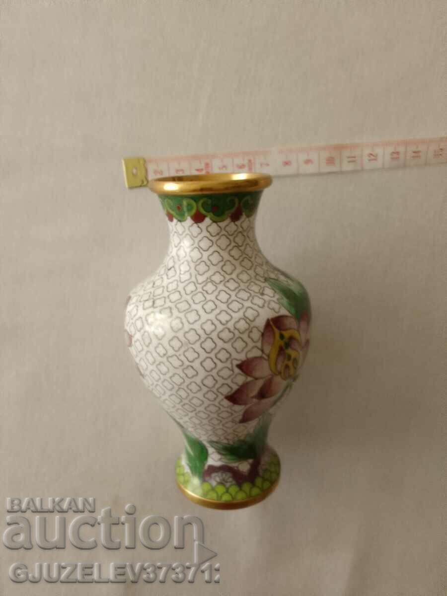 Delivery of Cloisonne copper vase - cloisonne, cellular enamel.