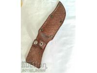 Original Vintage Leather Case for Hunting Knife