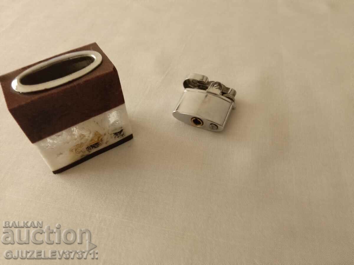 Collector rare gas table lighter PENGUIN, Winter, k - 6