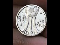 Belgium 50 Francs 2000 Football