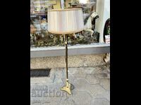 Vintage bronze and marble floor lamp. #6024