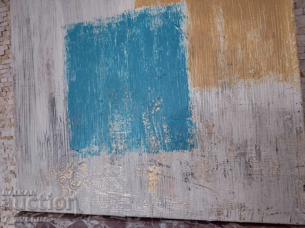 Original painting acrylic on canvas, 120/40 cm - 6