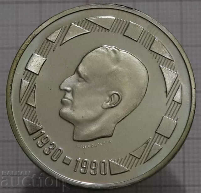 Белгия 500 франка 1990 сребро .833 UNC