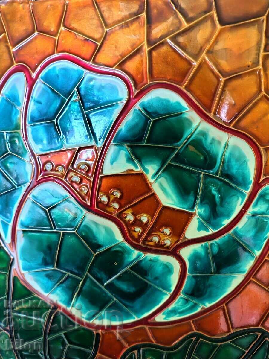 Auction  Lovely Old Copper Panel