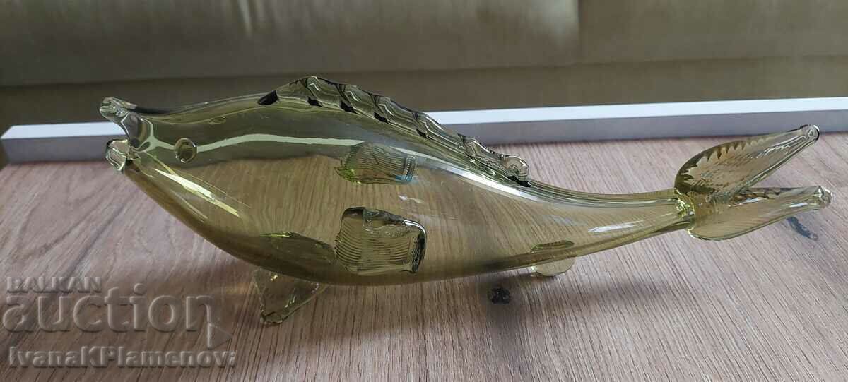 Glass fish figurine for collectors with price 30.00 BGN | € 15.34 Glass fish figurine for collectors with price 30.00 BGN | € 15.34