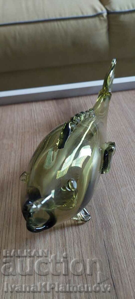 Auction Glass fish figurine for collectors Auction Glass fish figurine for collectors