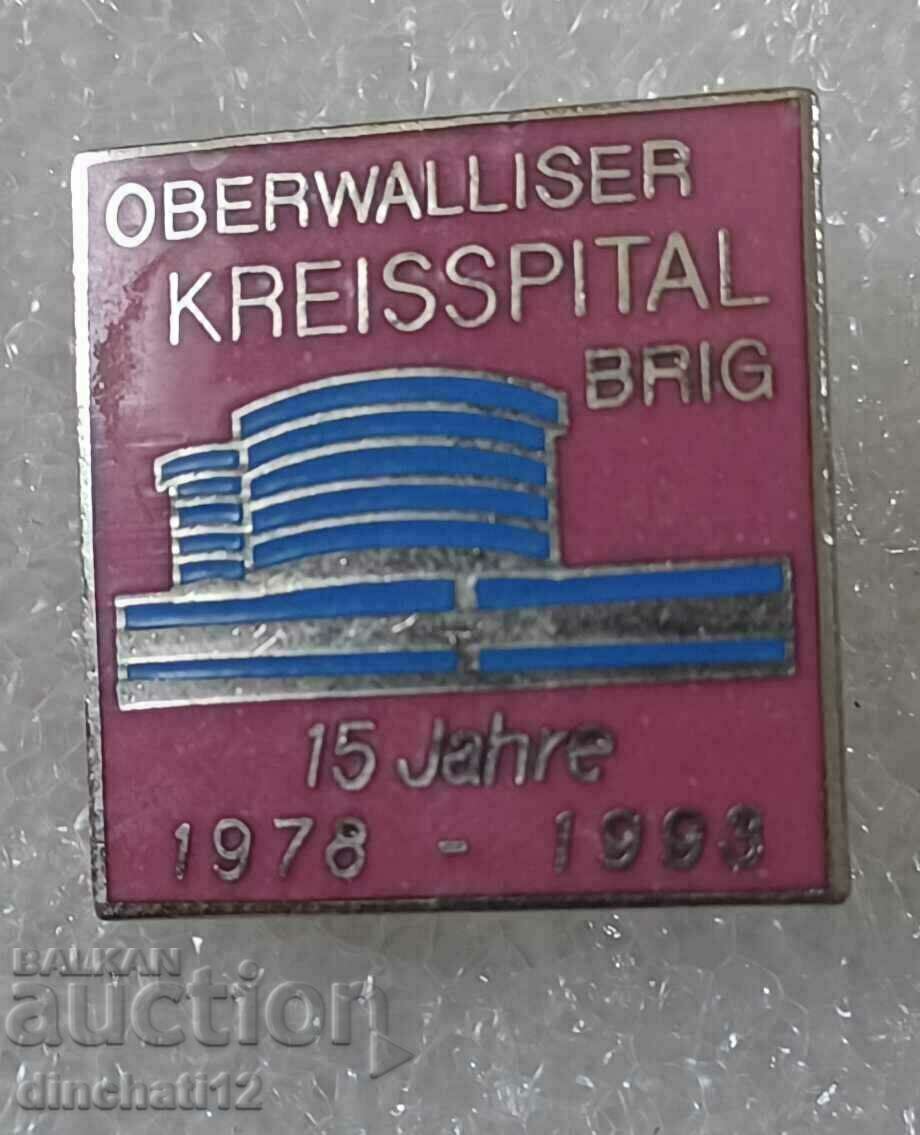 Окръжна болница. OBERWALLISER KREISSPITAL BRIG. SWISS