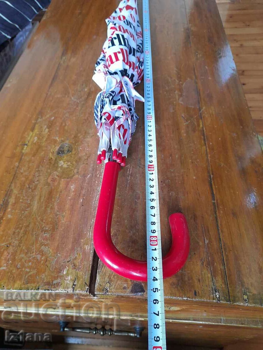 An old Marlboro umbrella with price 110.00 BGN | € 56.24 An old Marlboro umbrella with price 110.00 BGN | € 56.24