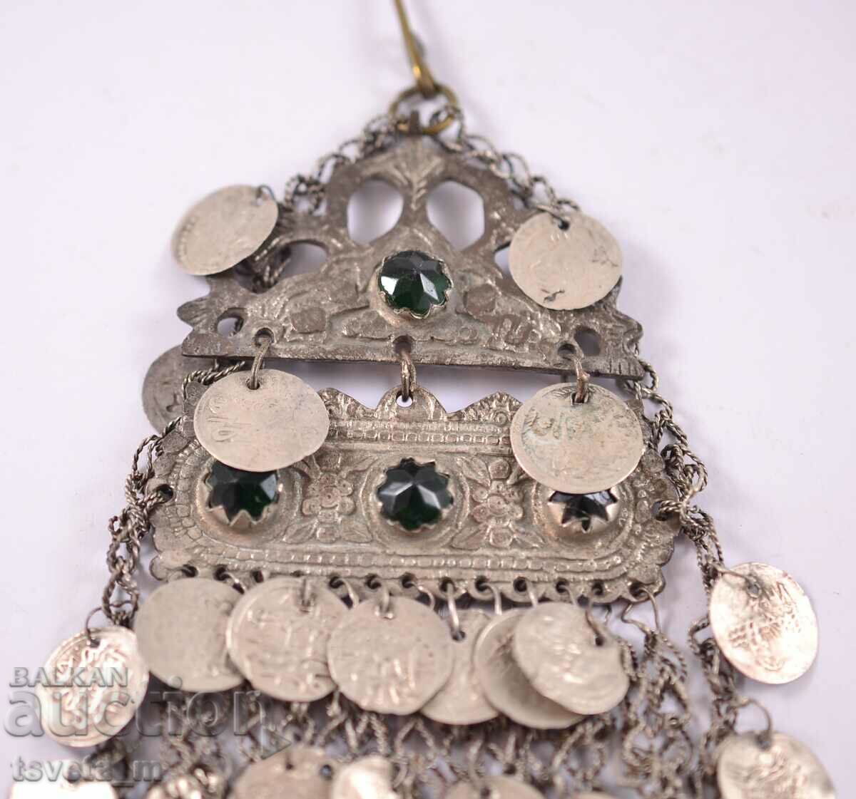 Auction Renaissance jewelry, tassel, silver alloy, folk costume Auction Renaissance jewelry, tassel, silver alloy, folk costume