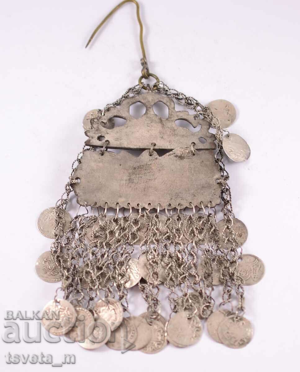 Delivery of Renaissance jewelry, tassel, silver alloy, folk costume Delivery of Renaissance jewelry, tassel, silver alloy, folk costume