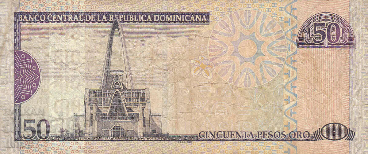 Auction  tino37- DOMINICAN - 50 PESOS ORO - 2006 - F