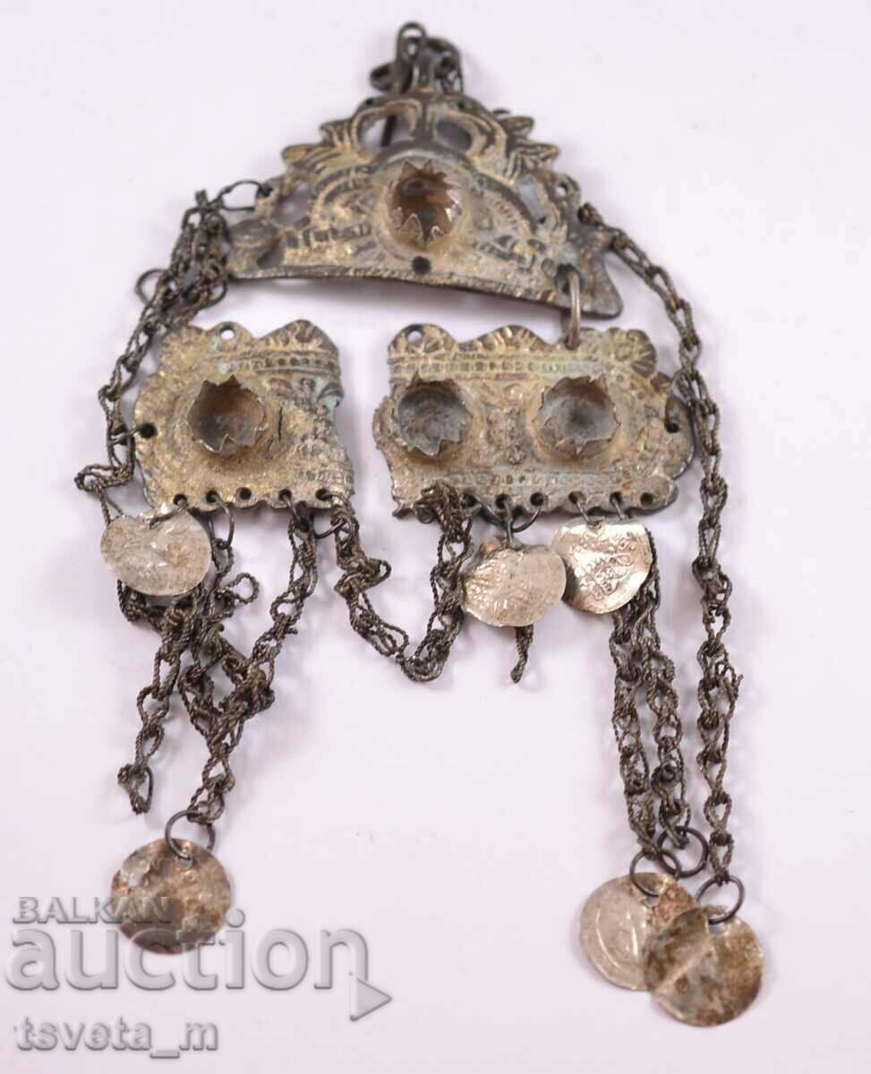 Renaissance jewelry, tassel, silver alloy, folk costume with price 55.00 BGN | € 28.12 Renaissance jewelry, tassel, silver alloy, folk costume with price 55.00 BGN | € 28.12