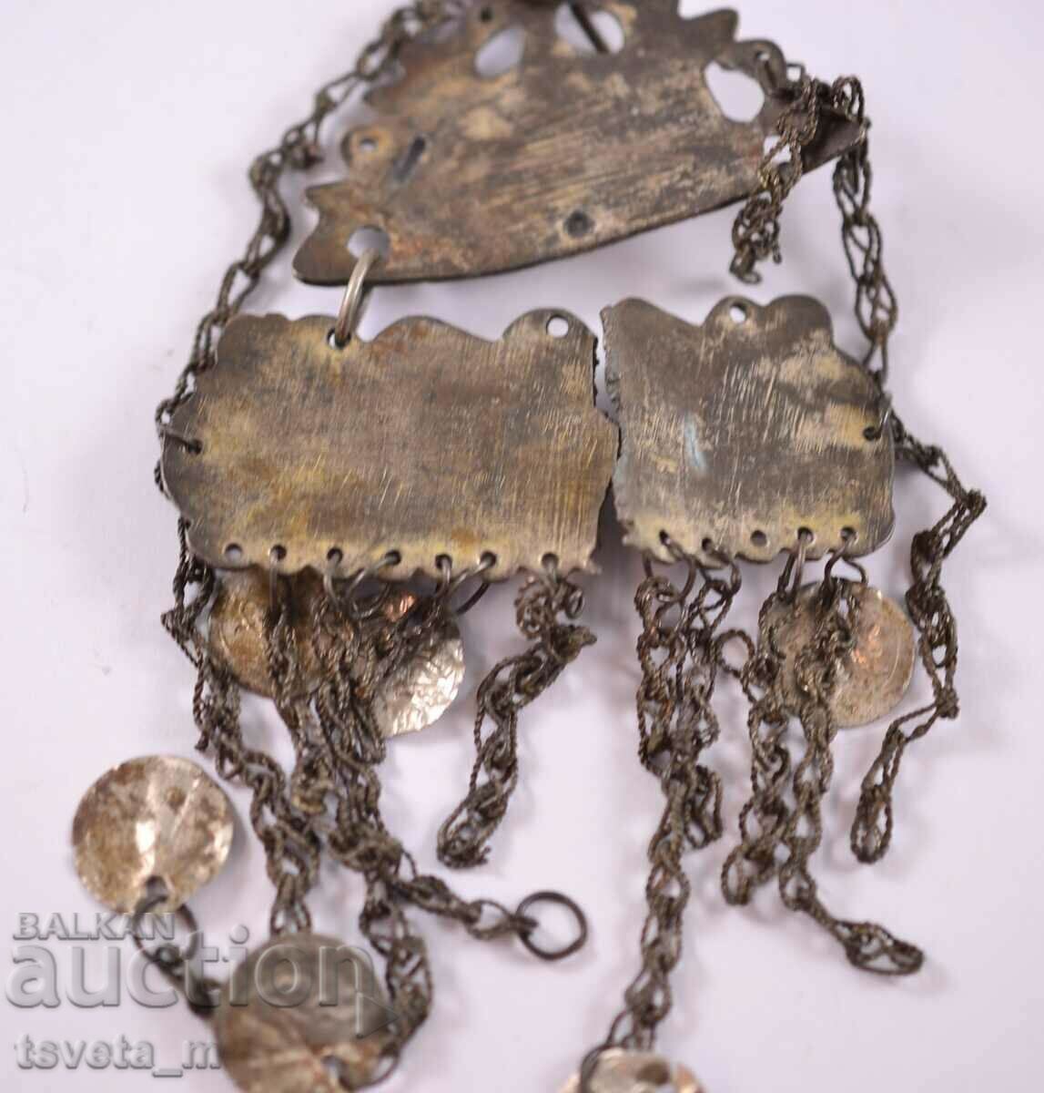 Auction Renaissance jewelry, tassel, silver alloy, folk costume Auction Renaissance jewelry, tassel, silver alloy, folk costume