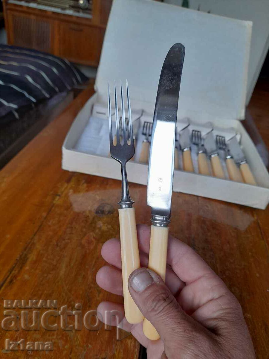 Old Russian set of Forks and Knives - 5 Old Russian set of Forks and Knives - 5