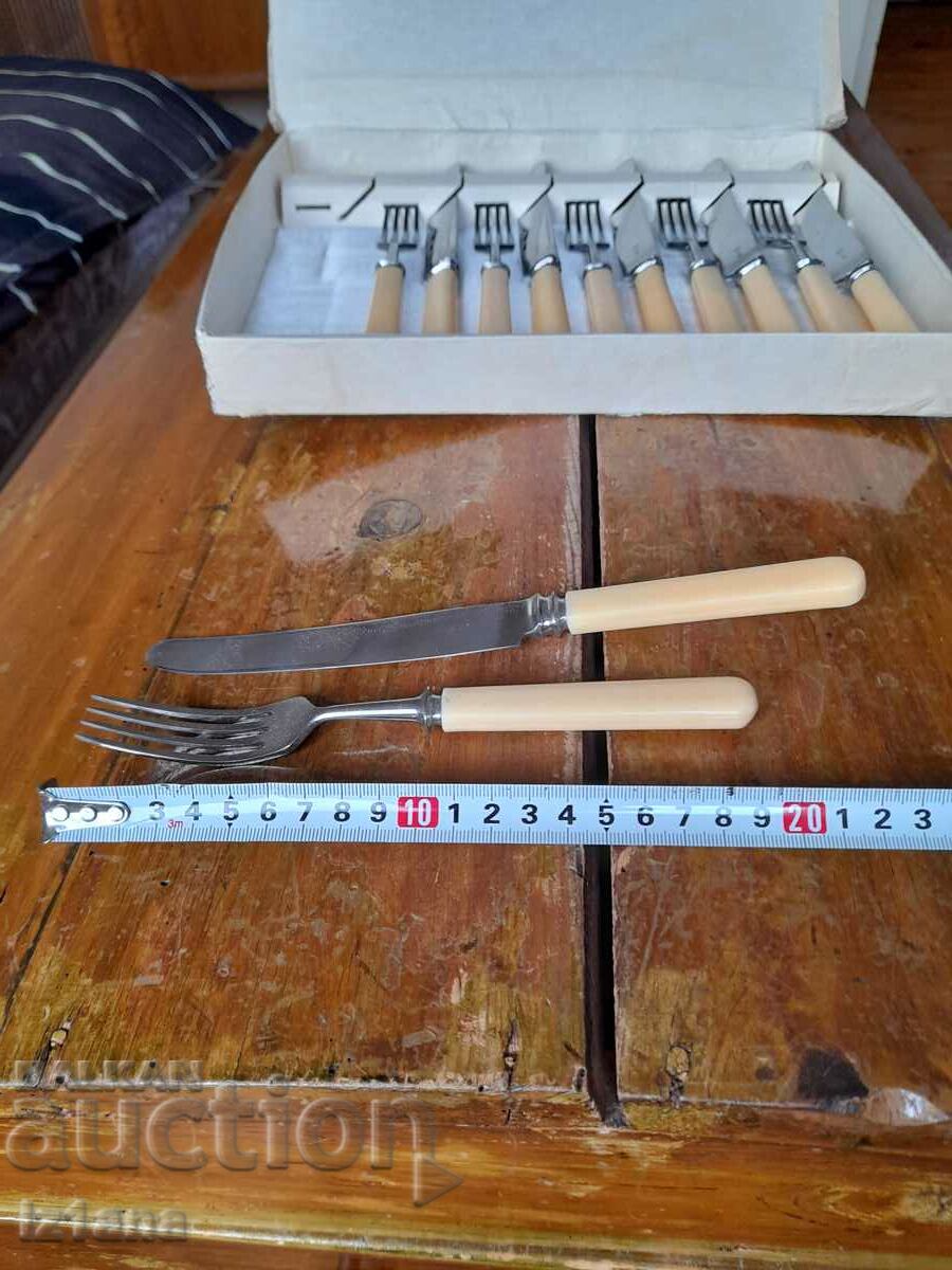 Old Russian set of Forks and Knives - 6 Old Russian set of Forks and Knives - 6