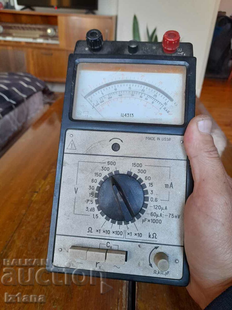 Old multimeter C4313 with price 45.00 BGN | € 23.01 Old multimeter C4313 with price 45.00 BGN | € 23.01