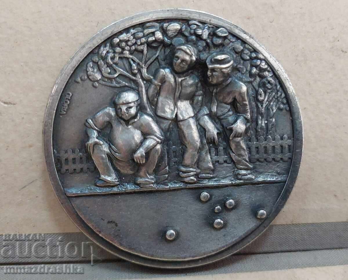 Silver plated plaque