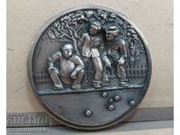 Silver plated plaque