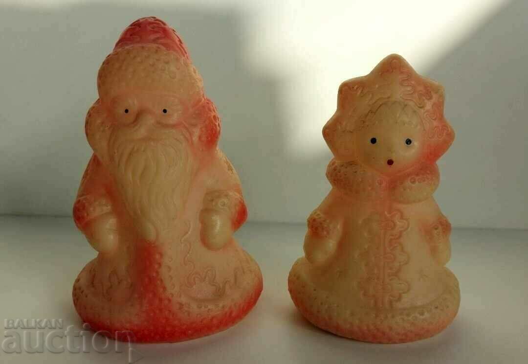 . SOC LOT TOY SANTA CLAUS SNOW WHITE SNOW GIRL FROST DOLL