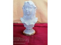 Great find! Spanish porcelain bust "Girl" SANGO