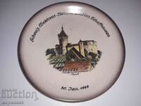 PLATE. PORCELAIN. SWITZERLAND. 58 G