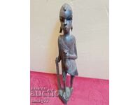 Old wooden figure of EBONY wood