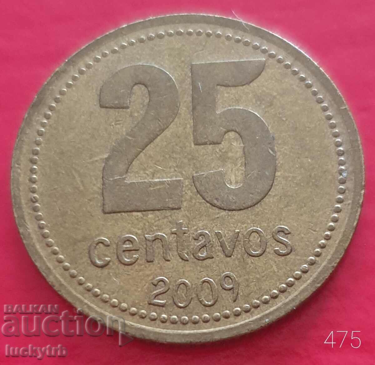 25 centavos 2009 - Argentina