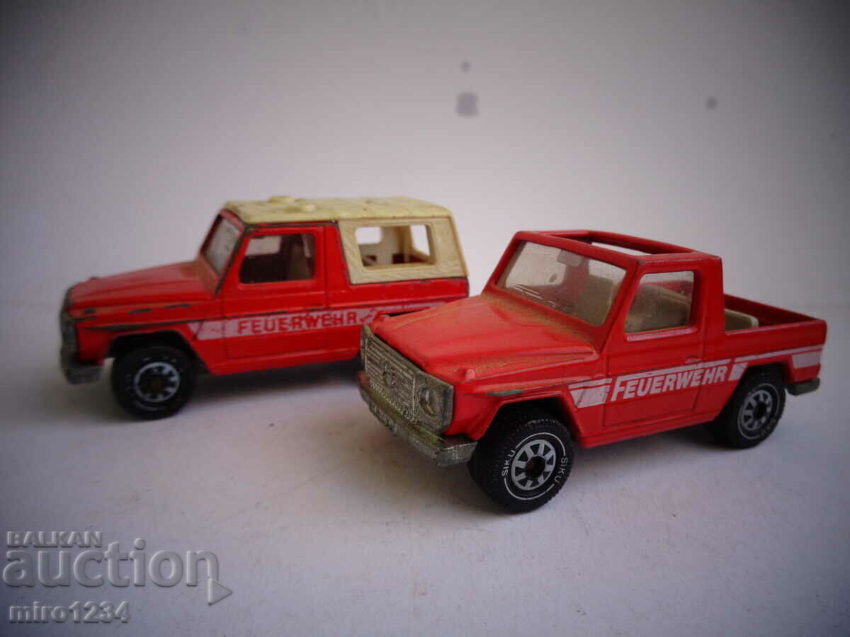 BZC 1/55 SIKU MERCEDES BENZ FIRE LOT 2 BR. ΚΑΡΟΤΣΑΚΙ