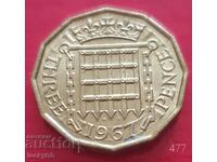 3 pence 1967 - Marea Britanie