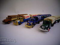 BZC 1/87 H0 GRELL LOT 4 CAMION MODEL CAMION CĂRURI VECHI