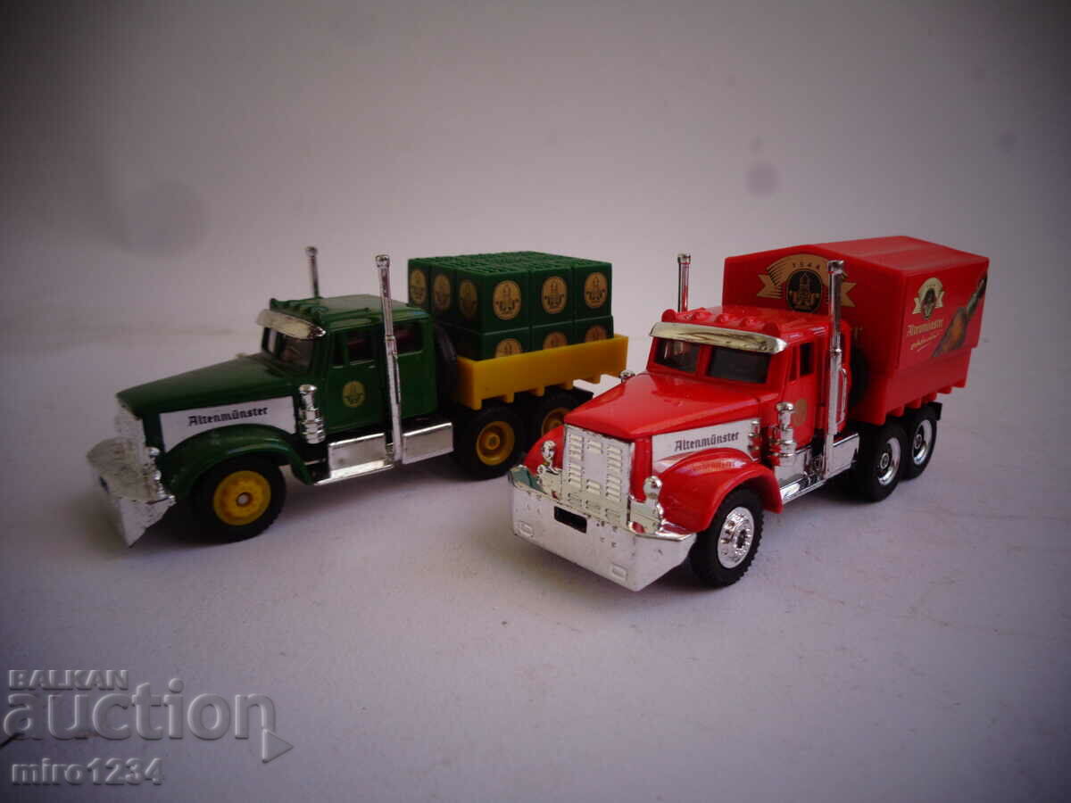 BZC 1/87 H0 GRELL LOT 2 TRUCK TIRE MODEL TROLLEY ΗΠΑ