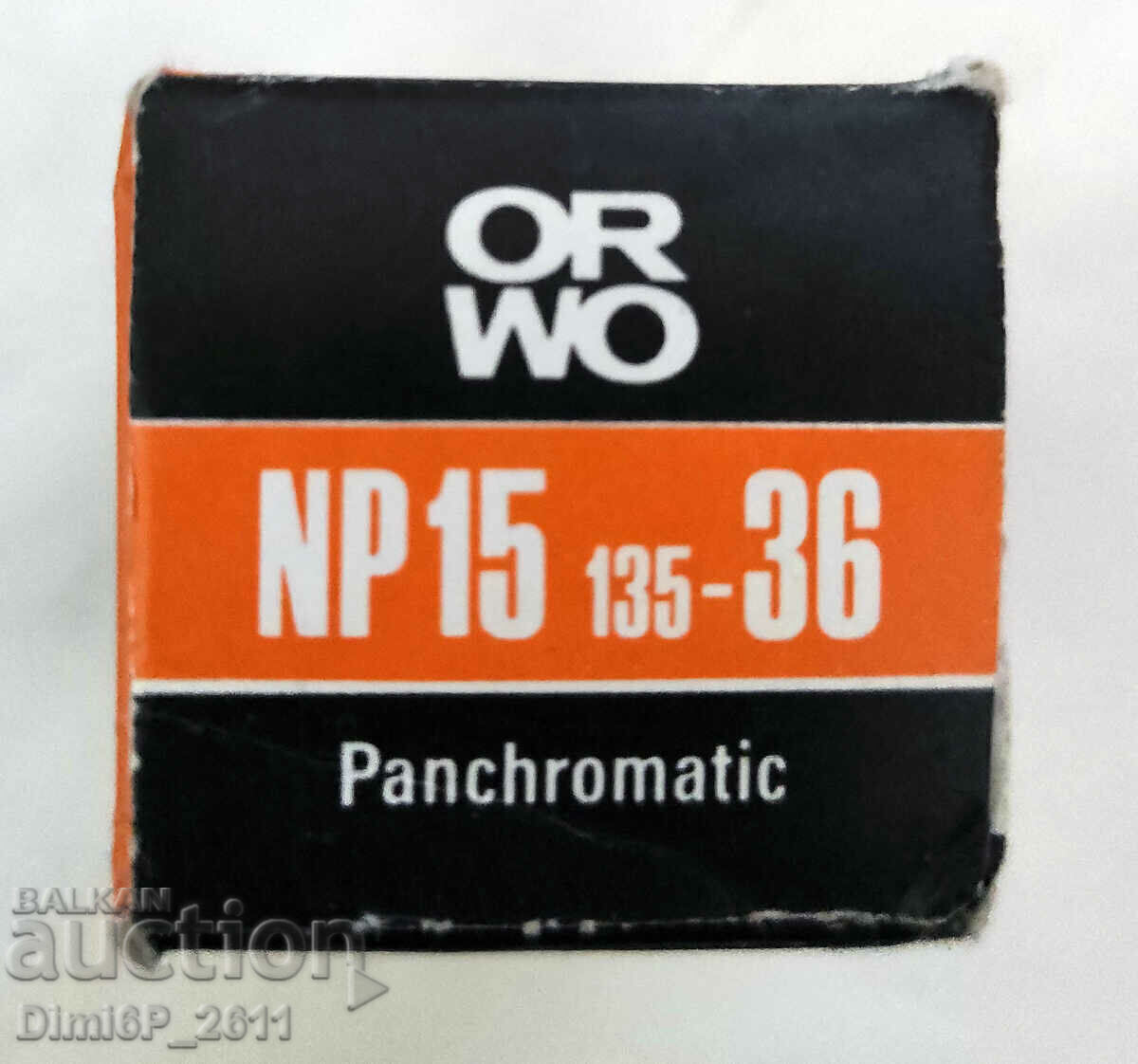 Licitație 1 film Orwo NP15 alb-negru de 35 mm 36 de fotografii Licitație 1 film Orwo NP15 alb-negru de 35 mm 36 de fotografii