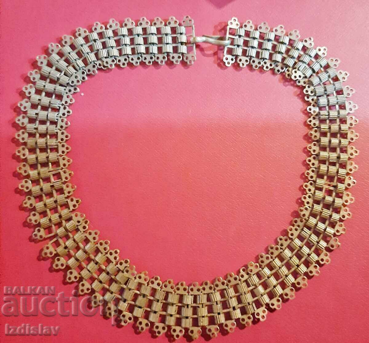 Old jewelry, necklace, cord 1900 - 5