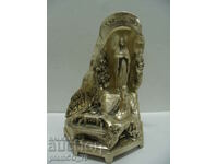 #*7749 figurină muzicală LOURDES metal veche